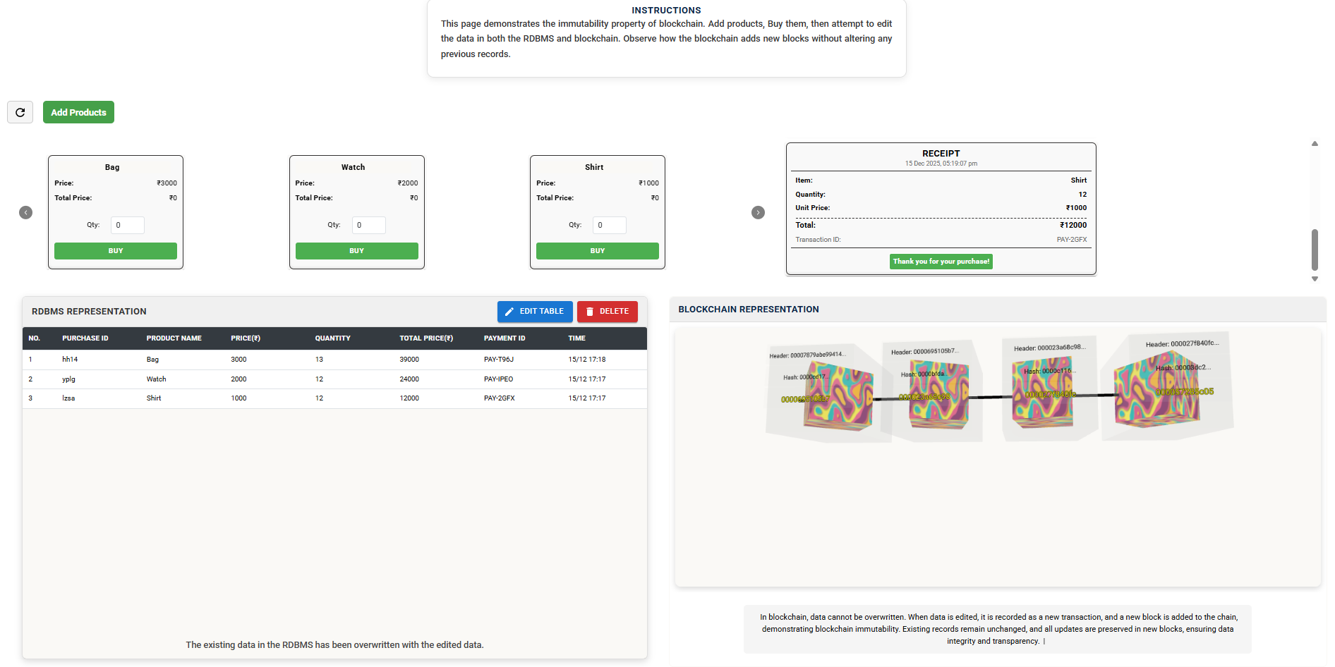 Blockchain Simulation