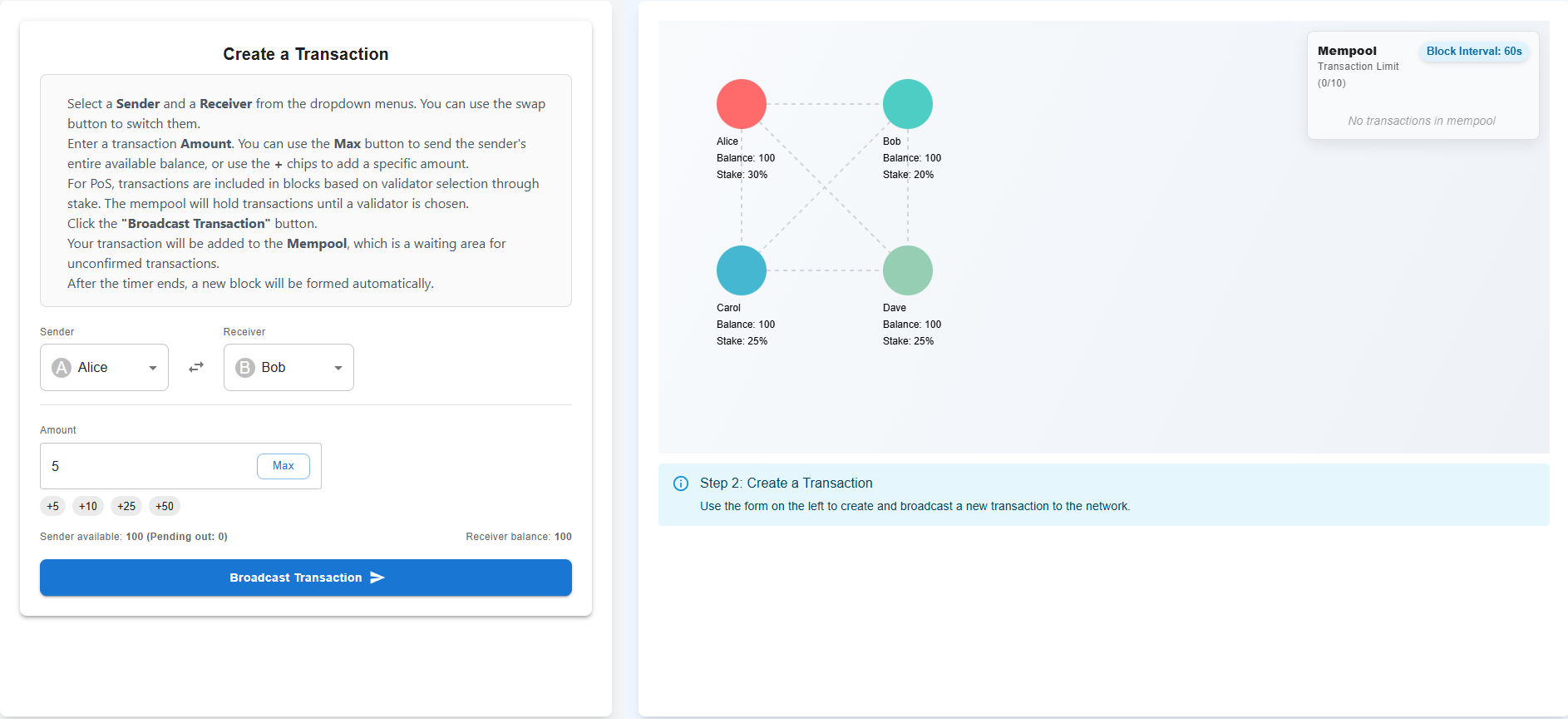 Create Transaction
